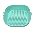 thumbnail image 1 of SXcggal Square Air Fryer Silicone Baking Tray Square Air Fryer Silicone Multi Color Durable Healthy Unbreakable Multitaskig Cookware, 1 of 9