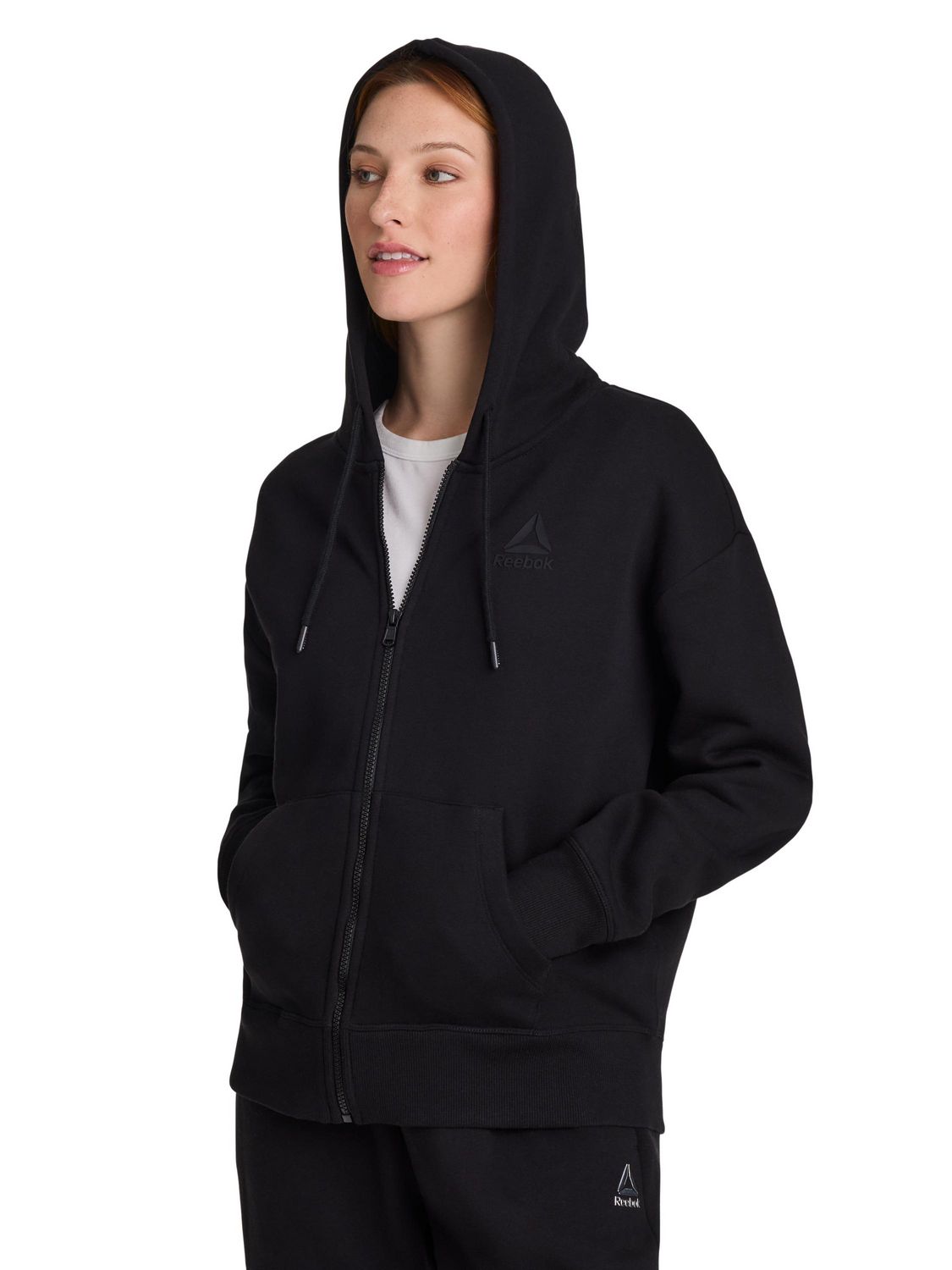 Reebok Chandail à capuchon zippé Legacy pour femmes