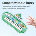 thumbnail image 4 of Green Portable Piano Instrument Toy 13 Keys Early Music Education Sensory Activity, 4 of 8