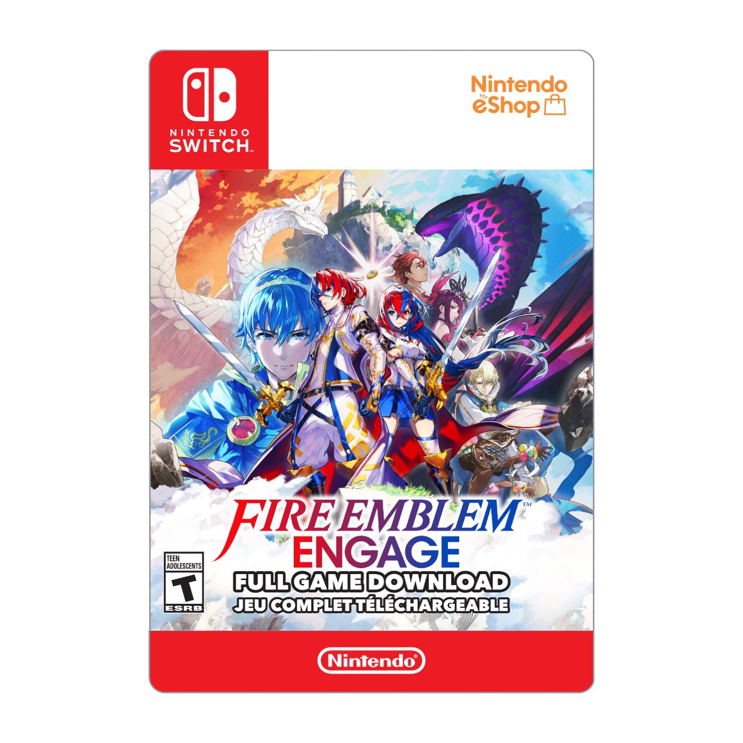 Nintendo Switch Fire Emblem Engage $79.99 (Code Numérique)