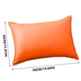 thumbnail image 2 of Waterproof Outdoor Pillow Cover 12x20 Inch Rectangle Watertight Patio Cushion Protector Modern Solid Color Furniture Decor Easy Clean, 2 of 7