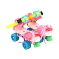 thumbnail image 3 of S SERENABLE Patins à Roulettes Ajustables pour Enfants Quatre Roues pour Enfants de 3 à 6 Ans Débutant Rose Coloré, 3 of 9