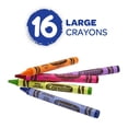 thumbnail image 4 of Crayola Ultra-Clean Washable Large Crayons, 16 Count, 4 of 6