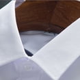 thumbnail image 4 of Admvng Compression Shirt Men Solid Wrinkle-Free Long Sleeve Regular Fit Button Down Shirt S-2XL, 4 of 9