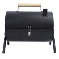 thumbnail image 1 of Gril au Charbon de Table, Gril BBQ Conception de Four Cheminée Portable Poignée de Transport en Bois Composite Corps en SUS Gril Double Face pour Parc Urbain, 1 of 7