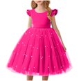 thumbnail image 1 of Prix Réduit, Robe Bouffante en Maille Unie à la Mode, Performance Formelle, Tissu en Maille, Coupe Confortable, Robe de Fête pour Filles, Occasion Formelle, Tenue de Soirée Stylée Légère et Confortable, 1 of 8