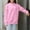 Pink, variant on Xdegoge Casual Pullover Hoodies for Women Long Sleeve Drop Shoulder Sweatshirts with Kangaroo Pocket Loose Fit Soft Fleece Lined Hooded Tops Everyday Activewear Comfort Sporty Fashion Hoodies