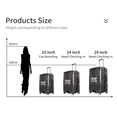 thumbnail image 5 of TRAVLR 100% PP Break Resistant Lightweight Expandable 24" Checkin Luggage Trolley - Dark Grey ., 5 of 5