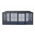 thumbnail image 3 of Gazebo Penguin Florence Solarium Mural 10 Pi x 16 Pi Toit En Polycarbonate Noir, 3 of 12