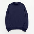 thumbnail image 1 of cllios Oversized Sweatshirt for Women Solid Color Mock Neck Tshirts 2024 Casual Long Sleeve Pullover Tops Basic Fall Tops, 1 of 8