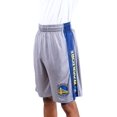 thumbnail image 1 of Ultra Game NBA Golden State Warriors Men's Mesh Athletic Active Basketball Shorts, Heather Gray, Small, 1 of 4
