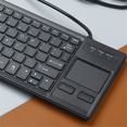 thumbnail image 5 of Clavier Filaire USB 80 Touches Ultra Fin Mini Clavier Tactile Compact Fonction HUB Clavier Tactile Filaire, 5 of 5