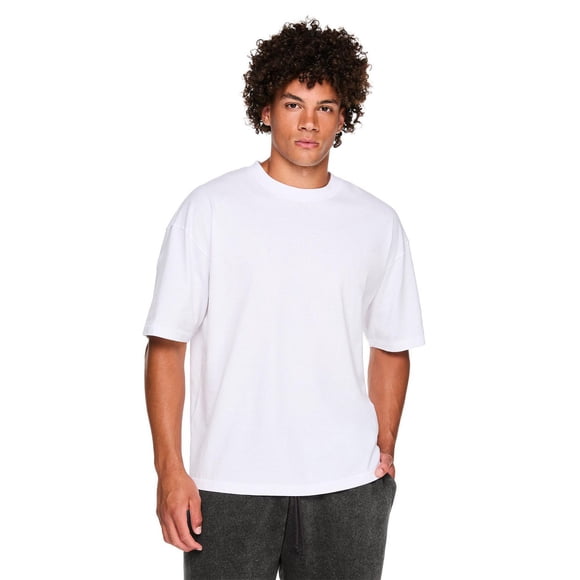 No Boundaries Men's Oversized Washed Short Sleeve T-Shirt