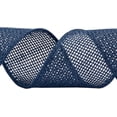 thumbnail image 4 of Joycrosso Burlap Wired Edge Ribbon 1.5 inch x 10 Yards, Navy, Ideal for Crafting, Gift Wrapping, Wreath, Christmas Tree, and Rustic Wedding Decorations, 4 of 4