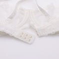 thumbnail image 3 of Soutien-gorge Balconnet Demi-Bonnet Non Doublé en Dentelle pour Femme à Armatures, Transparent, et String Transparent, 3 of 5