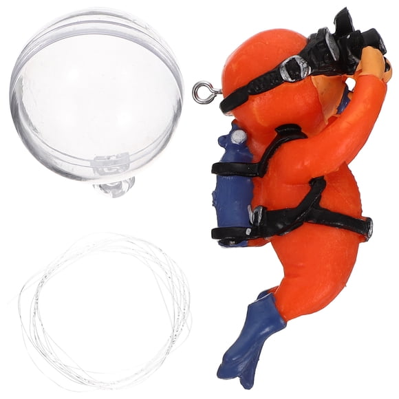 Aquarium Decoration Aquarium Floating Diver Fish Tank Diver Decoration Diver Figurine Ornament