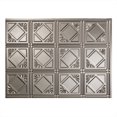 thumbnail image 3 of Fasade Decorative Vinyl Backsplash Kit, Brushed Nickel, 15 sq ft Kit, 3 of 6