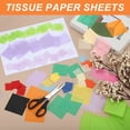 thumbnail image 3 of Uxcell 4800Pcs Colored Tissue Paper Squares, 1x1 Inch 30 Assorted Colors Bleeding Tissue Paper Crepe Small Square Art Paper for Crafts, 3 of 6
