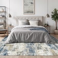 thumbnail image 3 of KUETH 5'x7' Area Rugs for Living Room, Machine Washable Rugs, Non Slip Vintage Lightweight Indoor Rug, Ultra Thin Low Pile Chenille Print Rug for Bedroom Dining Room Home Office, 3 of 5