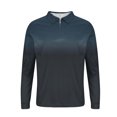 thumbnail image 5 of Pisexur Chandails en Molleton pour Hommes à Manches Longues, Sweat à Col Rabattu, Mode Décontractée, Patchwork de Couleurs Surdimensionné, Pull-Over, Fermeture Éclair Quart, Chemises de Gym Athlétiques, Chandail en Molleton Grande Taille M-6TG, 5 of 5