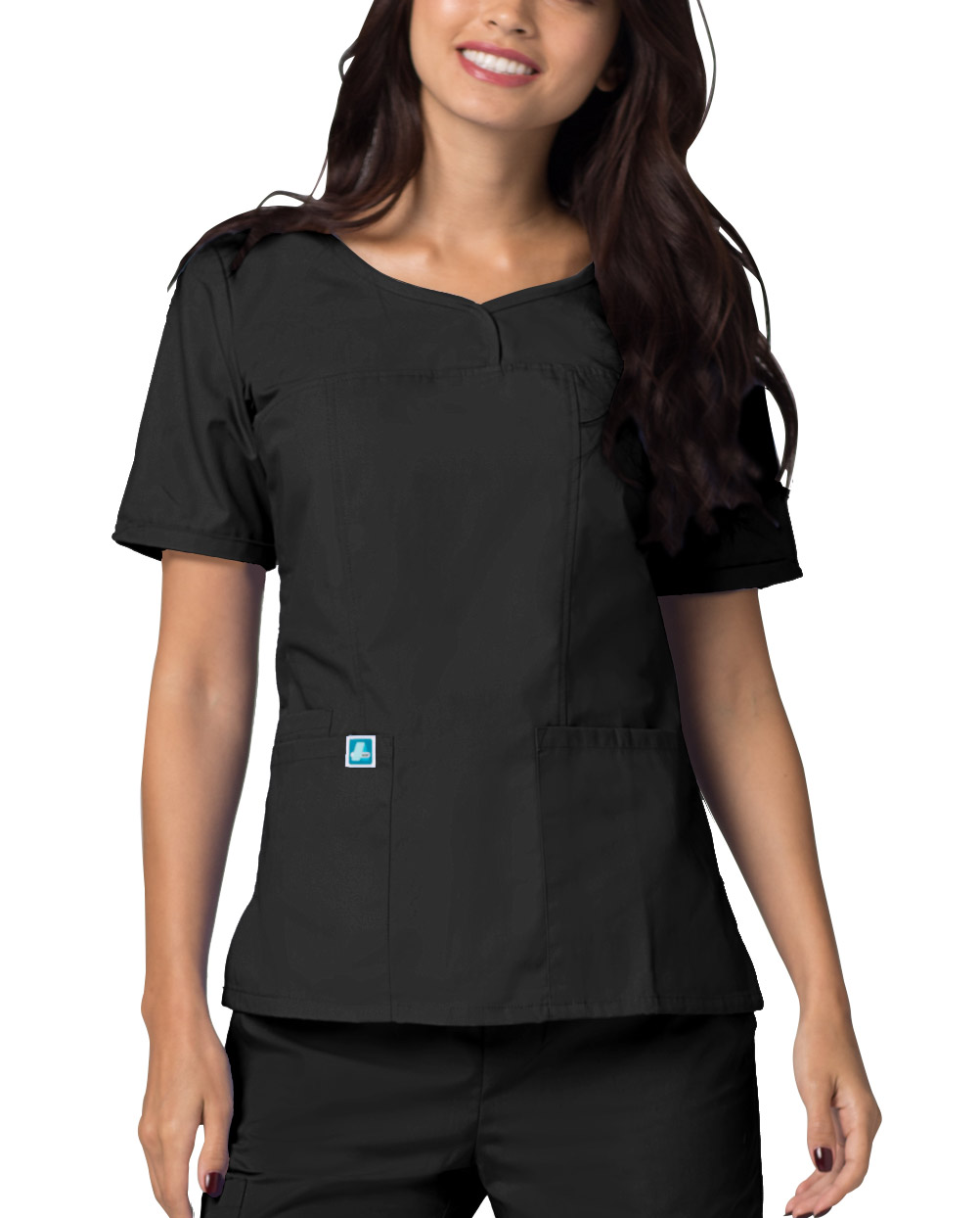Adar Universal Scrubs For Women - V-Neck Scrub Top