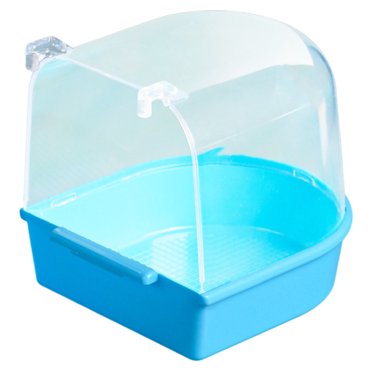 Hanging Bird Bath for Small Medium Parrots Cage Accessories Outdoor Indoor Pet Supplies Durable Bathing Pool