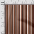 thumbnail image 1 of oneOone Georgette Viscose Rust Brown Fabric Stripes Craft Projects Decor Fabric Printed By The Yard 42 Inch Wide, 1 of 4
