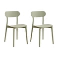 thumbnail image 1 of Chaises empilables Patioflare, vert, lot de 2, 1 of 8