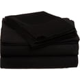 thumbnail image 2 of Alive Pixels Flat Sheet Black Solid 100 Percent Cotton 1-Pc 200TC (Queen, Black), 2 of 5