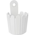 thumbnail image 1 of Landhaus Flask, Flowers, Plant Pot, Flowers, Flower Pot, Cachepot, Ø 15 cm, White, 1 of 5