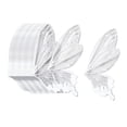 thumbnail image 1 of veasfak 80 Pieces Flower Wrapping Papers Butterfly Wing Packaging Paper for Birthday White, 1 of 9