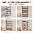 thumbnail image 4 of VEVOR Industrial Pipe Shelf 5 Tier 2PCS 9.84in W Wall-Mount Planks NOT Included, 4 of 9