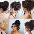 thumbnail image 4 of ziyahi Perruque Femme Décorative Pièce de Cheveux à la Mode Extension de Cheveux Fournitures de Beauté Type 2, 4 of 6