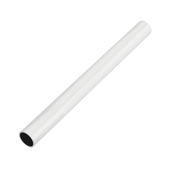 Uxcell 6063 Aluminum Tubing Round Tube 1.26"(32mm) OD x 1.18"(30mm) ID 13"(330.2mm) Length Metal Straight Pipe for Industrial, DIY Craft, Furniture, Decoration, Silver