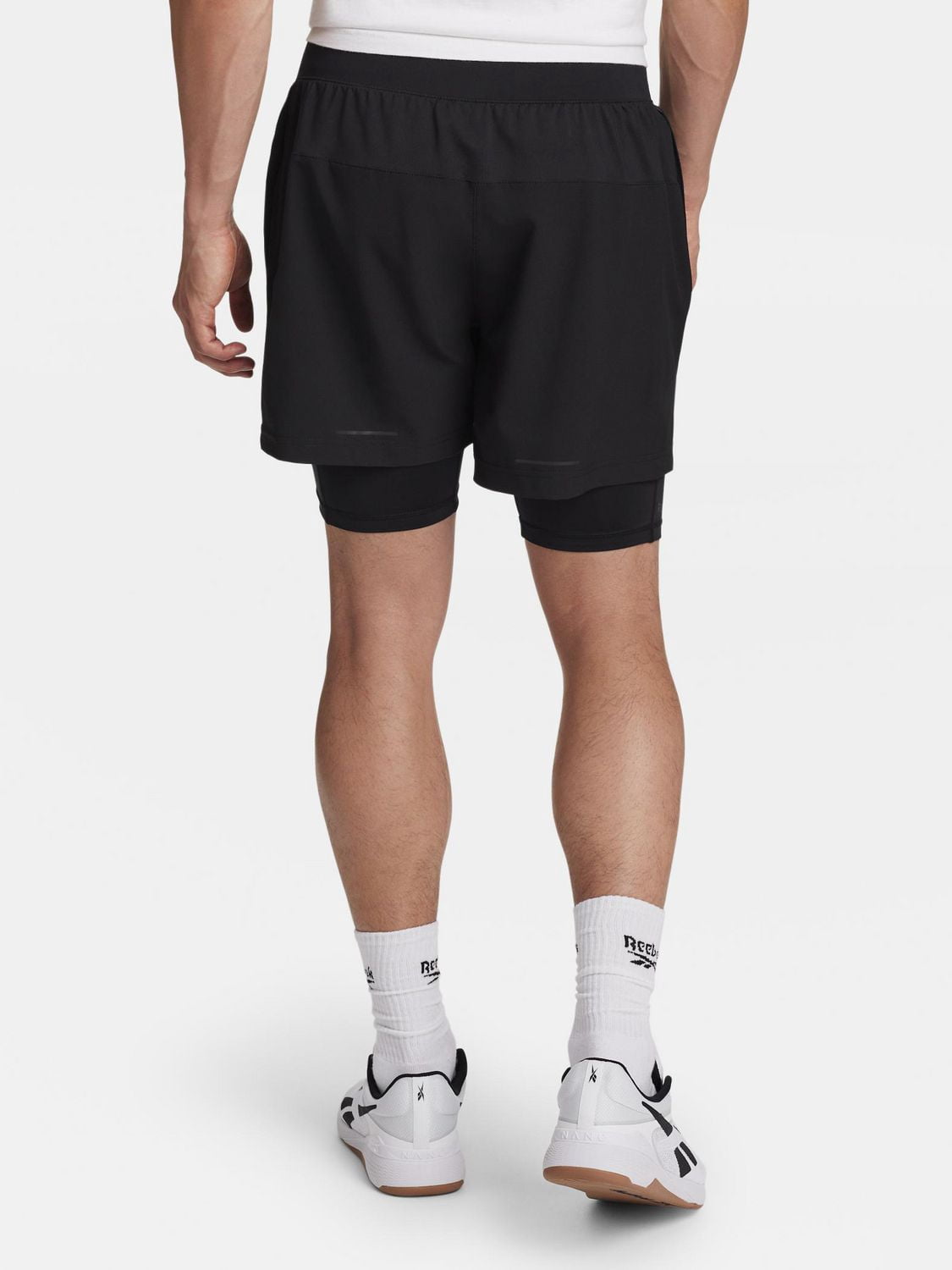 Reebok Short d'entraînement 2-en-1 Strength 5 po pour hommes