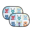 thumbnail image 1 of Nûby Pop-Open Cling Shade, Easily & Securely Clings to Windows - Forest Animals, 1 of 4