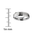 thumbnail image 3 of Mens Tungsten Ring Hammered Wedding Band Silvertone Comfort-fit 8MM, 3 of 3