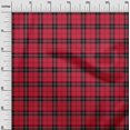 thumbnail image 2 of oneOone Georgette Viscose Fabric Tartan Check Printed Craft Fabric BTY 42 Inch Wide, 2 of 4