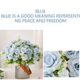 thumbnail image 2 of RXIRUCGD Nordic Ins Artificial Flower Simulation Flower Living Room Decoration Plastic Flower Silk Flower Dining Table Flower Decoration Bouquet Simulation Rose, 2 of 2