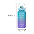 thumbnail image 2 of Boovnll Water Bottles, 68 OZ/2000ML Large Capacity Sports Water Bottle Reusable Transparent Plastic Bottle LeakProof for Home, Office, Gym, Outdoor Sports, Water Bottle, 2 of 6