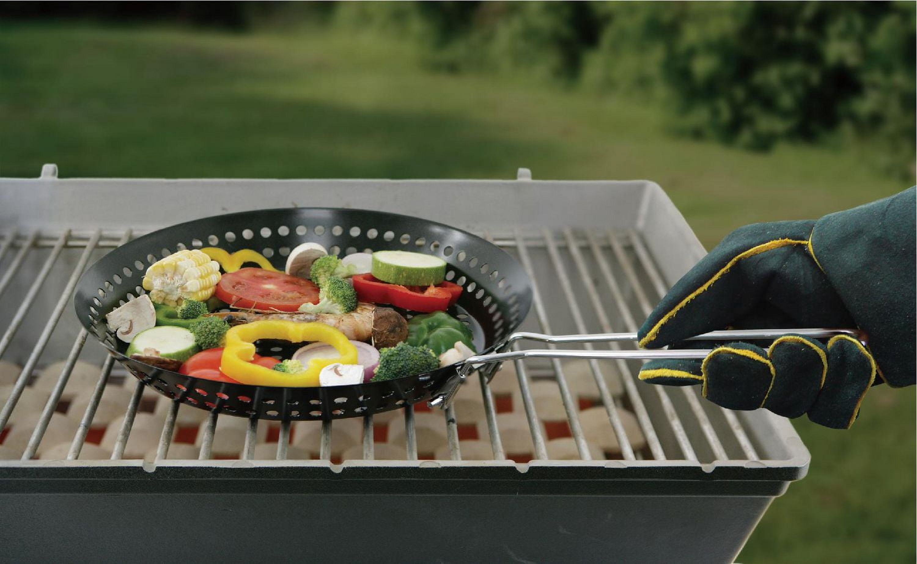 Expert Grill poêle à griller antiadhésive avec poignée pliable