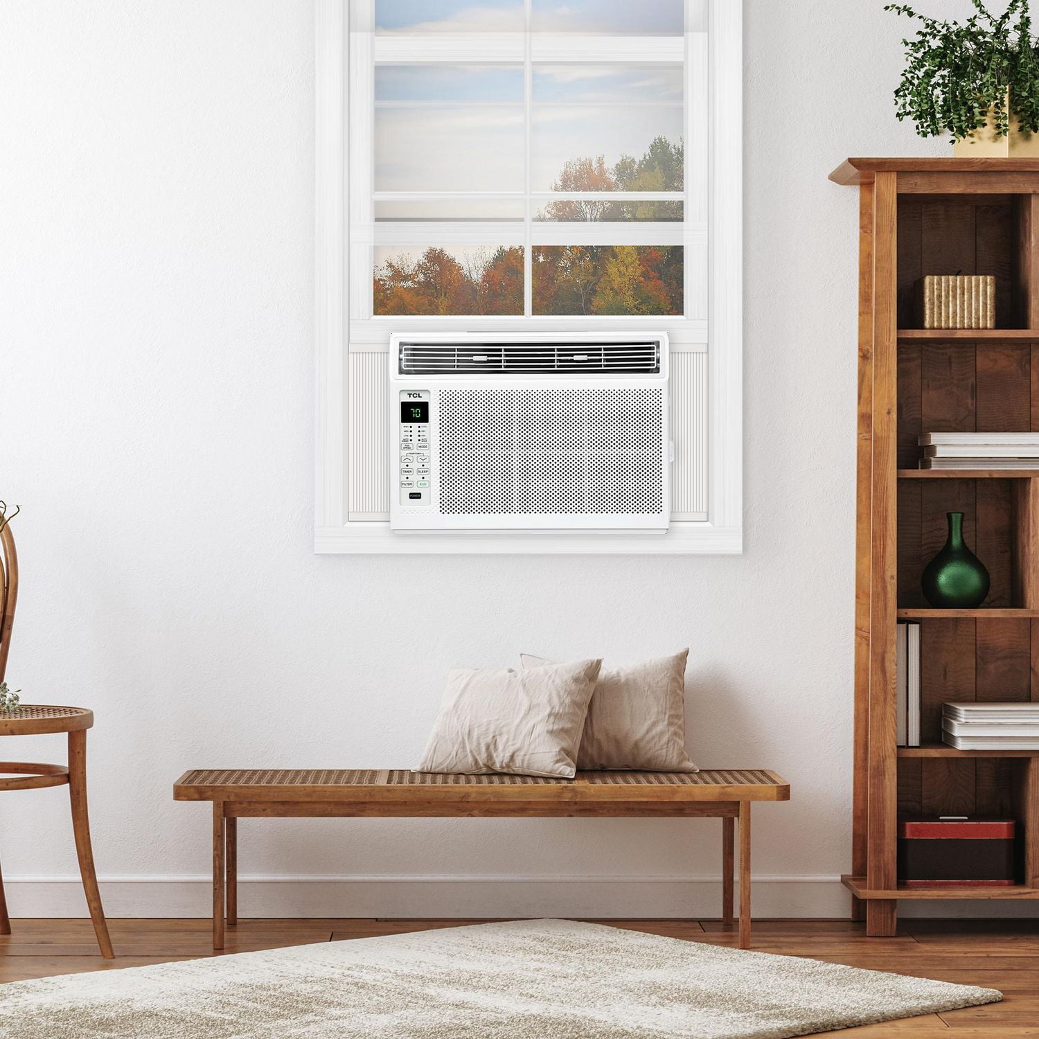 TCL 10,000 BTU Smart Window Air Conditioner, Fan & Dehumidifier