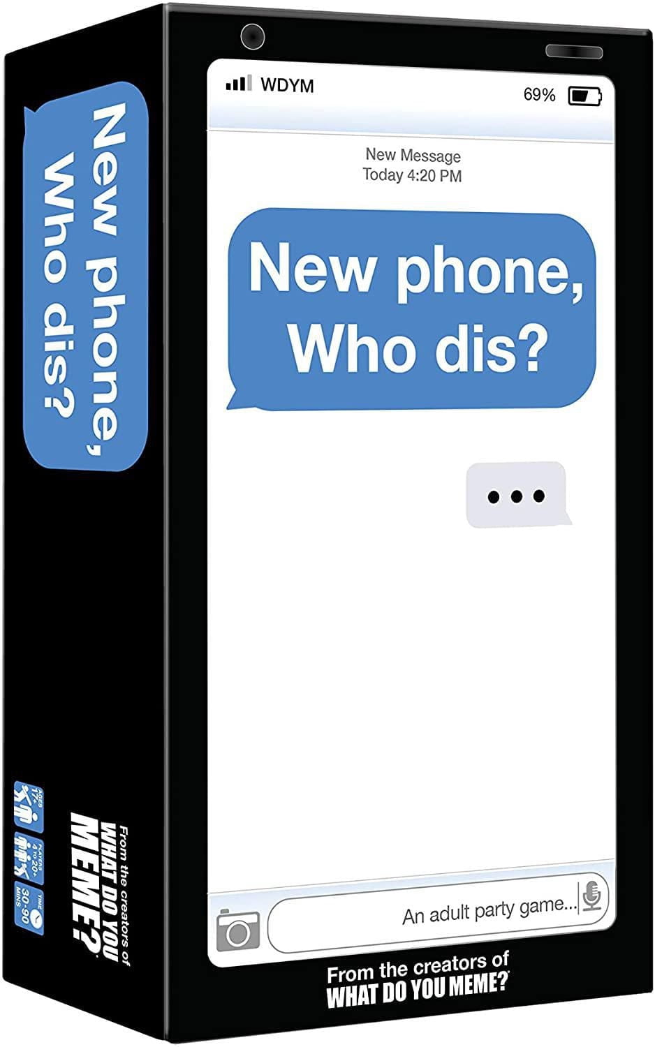 New Phone, Who Dis? The Offline Text Message Party Game, Recently Refreshed by What Do You Meme?