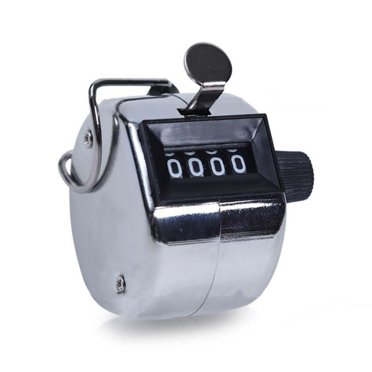 Compteur Manuel Métallique 4 Chiffres à Main 9999