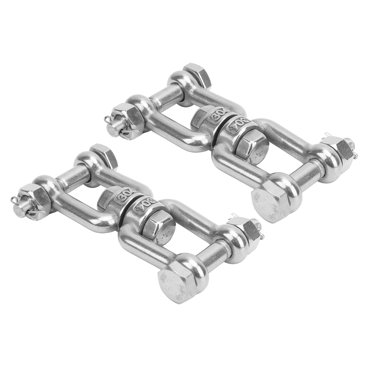 Stainless Steel Rotating Shackle,2Pcs Anchor Swivel Shackle Swivel Shackle Stainless Steel Swivel Shackle Built for Professionals