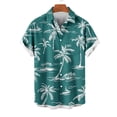thumbnail image 1 of Styesk T-Shirts pour Hommes Col Décontracté Imprimé Manches Courtes Cardigan Mode avec Poche, 1 of 4