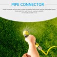 thumbnail image 4 of 2pcs Hose Connector Male To Male Hose Adapter Faucet Adapter Water Pipe Fitting, 4 of 9