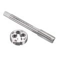 thumbnail image 1 of Unique Bargains Metric Tap and Die Set Machine Thread Screw Tap with Round Die M8 x 0.5mm, 1 of 6