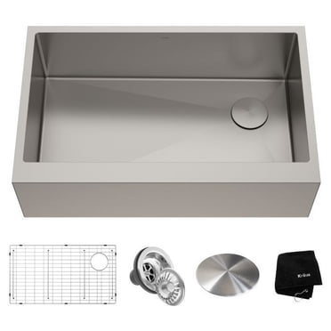 KHF410-33 STANDART PRO 1BWL FARMH APR DK SINK SS