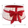 thumbnail image 2 of PLAID BOW TR STND BN, 2 of 4